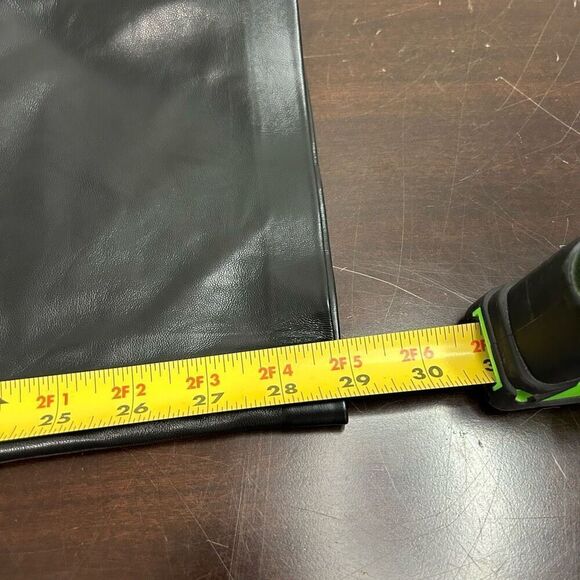 Joie NWT Black Vegan Leather The Joie Pant Shiny Plus Size 16 - Picture 15 of 16